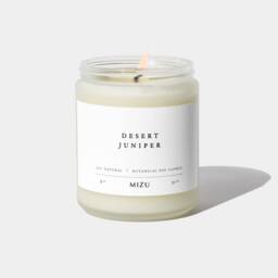 Desert Juniper Essential Oil Candle - All Natural Modern - thumbnail 2