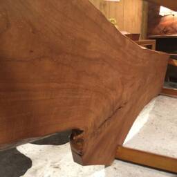 Handmade Live Edge Cherry Coffee Table One Of A Kind - thumbnail 4