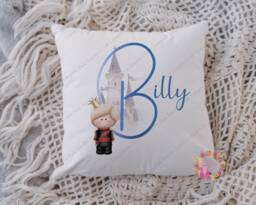 Prince Cushion, Pillow, Prince, Gift, Gift For Little Boy, Cushion Personalised Pillow Boy - thumbnail 1