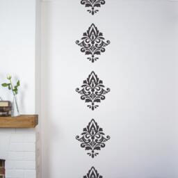 Damask Wall Stickers - Decoration Art Tattoo Home Decor Decor Patterns Modern - thumbnail 1
