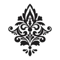 Damask Wall Stickers - Decoration Art Tattoo Home Decor Decor Patterns Modern - thumbnail 3