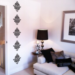 Damask Wall Stickers - Decoration Art Tattoo Home Decor Decor Patterns Modern - thumbnail 2