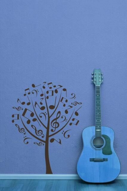 Tree Wall Decal, Music Notes Decor, Treble Clef Art, Musical Room Sticker, Band Teacher Gift, Lover Gifts - image 1