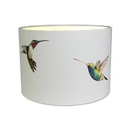 Lampshades in Amazilia Hummingbirds Fabric Various Sizes Free Delivery - thumbnail 3