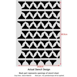 Ethnic Pattern Stencil Celestyn Allover For Wall Decor Paniting - thumbnail 3