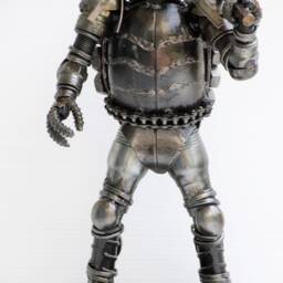 One-Of-A-Kind Metal Turtle Boy Sculpture, Industrial Fantasy D??cor, Birthday Gift For Him - thumbnail 3