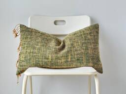 Tribal Hemp Hand Woven Natural Dye Color Pillow Cover - thumbnail 1