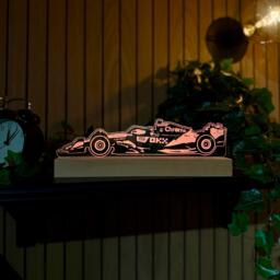 Mclaren F1 Oscar Piastri Led Lamp, Formula 1 Gift - Personalised Merch For Fan, Him, Dad, Night Light Rgb