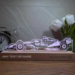 Mclaren F1 Oscar Piastri Led Lamp, Formula 1 Gift - Personalised Merch For Fan, Him, Dad, Night Light Rgb - thumbnail 3