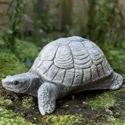 Fantasy Turtle Statue Concrete Sculpture Stone Reptile Figurine Cement Wildlife Ornament Handmade Outdoor Decoration - thumbnail 2