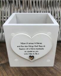 Nana Personalised Flower/Plant Pot Gift Nana Granny Nan Nannie Grandma Gran Nanna Or Any Name. Shabby Chic Style Birthday Christmas Etc - thumbnail 1