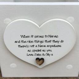 Nana Personalised Flower/Plant Pot Gift Nana Granny Nan Nannie Grandma Gran Nanna Or Any Name. Shabby Chic Style Birthday Christmas Etc - thumbnail 2