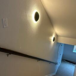 Ceramic Sconce, Round Minimalist Wall Light Fixture - Plug in Or Hardwired Sol - thumbnail 4