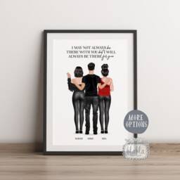 Custom Siblings Print, Personalised Family Personalised Gift, Mothers Day Our - thumbnail 2