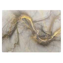 Ethereal Chaos Lines Desk Chair Mat, Beige Computer Office Abstraction Gaming Floor Protector - thumbnail 3