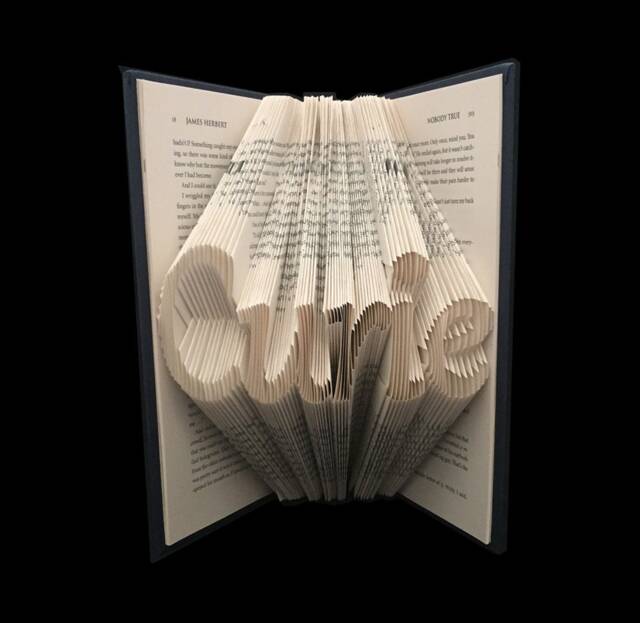 Marie Curie - Women Scientist Radioactivity Nobel Prize Family Name Unique Gift 5 Letter Words Folded-Book Art - image 1