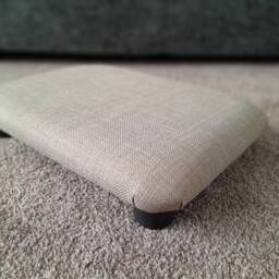 Low Footrest Stool 7.5cm Handmade Footstool With Plastic Feet - thumbnail 4