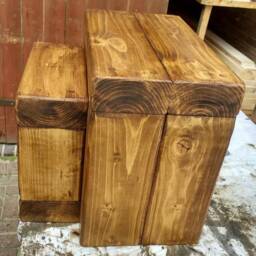 Rustic Nest Of Tables - thumbnail 3