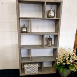 Rustic Bookcase Handmade Industrial Style Bookshelf Storage Unit Cabinet 1016 - thumbnail 1