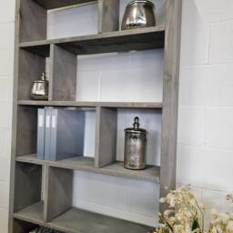 Rustic Bookcase Handmade Industrial Style Bookshelf Storage Unit Cabinet 1016 - thumbnail 3