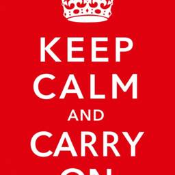 Reprint Of The British Ww2 Poster - Keep Calm & Carry On - thumbnail 3