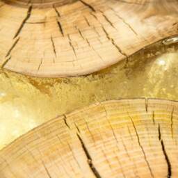 Resin Table, Wood Coffee Furniture, Square End Epoxy Art Furniture - thumbnail 3