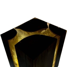 Resin Table, Wood Coffee Furniture, Square End Epoxy Art Furniture - thumbnail 4