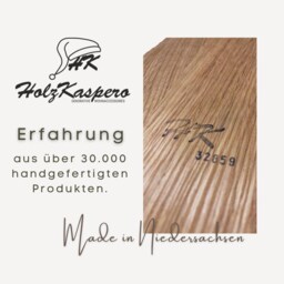 Large Designer Clock Kasper'o'clock in Solid Beech - thumbnail 4