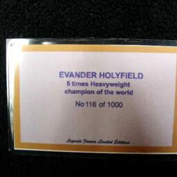 Evander Holyfield Limited Edition Bronzed Boxing Sculpture, Legends Forever - thumbnail 4