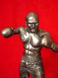 Evander Holyfield Limited Edition Bronzed Boxing Sculpture, Legends Forever - thumbnail 3