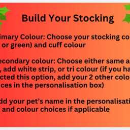 Personalised Guinea Pig Christmas Stocking Handmade Fleece Custom Pet Gift - thumbnail 3