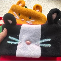 Personalised Guinea Pig Christmas Stocking Handmade Fleece Custom Pet Gift - thumbnail 2