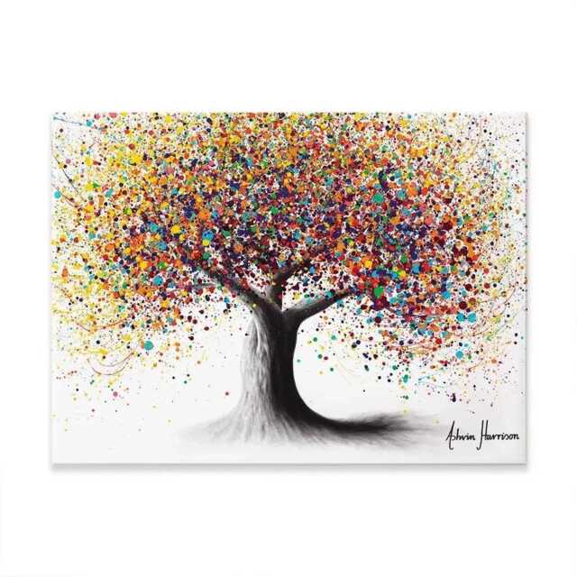 Rainbow Soul Tree Canvas Print, Ashvin Harrison Large Wall Art - image 1