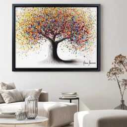 Rainbow Soul Tree Canvas Print, Ashvin Harrison Large Wall Art - thumbnail 3