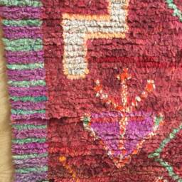 Moroccan Rug Boujaad/Antique Wool Rug Bohemian Atlas Vintage 155 X 247 cm 5.08 8.10 Ft Bouj  501 No Return - thumbnail 4