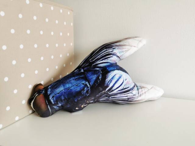 Fly Toy Pillow Plush For New Home Decor, Fly Pillow Funny & Crazy Insect Animal Velvet Plushie Kids Room Or Nursery - image 1