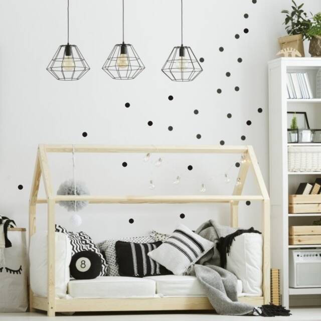 Wall Stickers Black Dots, Black Polka Circles, Stickers For The Child's Room, Accessories 101Nw - image 1