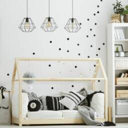 Wall Stickers Black Dots, Black Polka Circles, Stickers For The Child's Room, Accessories 101Nw - thumbnail 1