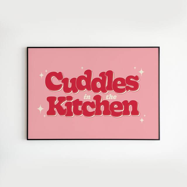 Am Inspired - Cuddles in The Kitchen Mardy Bum Landscape Lyrics Music A3 A4 A5 Wall Art Poster Print Gift - image 1