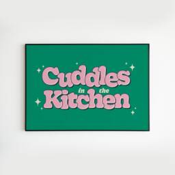 Am Inspired - Cuddles in The Kitchen Mardy Bum Landscape Lyrics Music A3 A4 A5 Wall Art Poster Print Gift - thumbnail 3