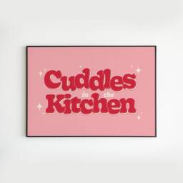 Am Inspired - Cuddles in The Kitchen Mardy Bum Landscape Lyrics Music A3 A4 A5 Wall Art Poster Print Gift - thumbnail 1