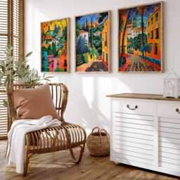 Set Of 3 Seville Spain Travel Poster, Art Print, Spanish Wall Art, Decor, Gift - thumbnail 3