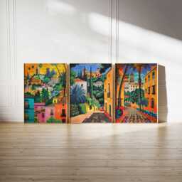 Set Of 3 Seville Spain Travel Poster, Art Print, Spanish Wall Art, Decor, Gift - thumbnail 4