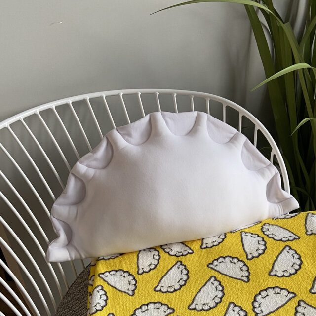 Pierogi Pillow, Handmade Polish Dumpling Cushion, Traditional Gift From Poland - image 1
