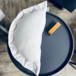 Pierogi Pillow, Handmade Polish Dumpling Cushion, Traditional Gift From Poland - thumbnail 3