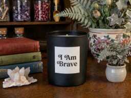 I Am Brave Candle - High Quality Soy Wax - Manifestation Witchcraft Gifts For Her Aromatherapy - thumbnail 1
