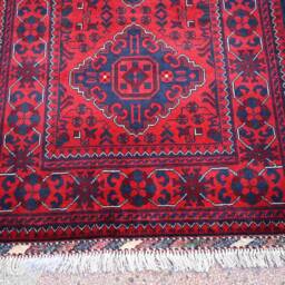 Afghan Runner Rug, 13.3 X 2.9 Ft, Rug, Handmade Soft Wool, Oriental Bokhara Hallway Runner, Long Rug - thumbnail 3