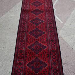 Afghan Runner Rug, 13.3 X 2.9 Ft, Rug, Handmade Soft Wool, Oriental Bokhara Hallway Runner, Long Rug - thumbnail 2
