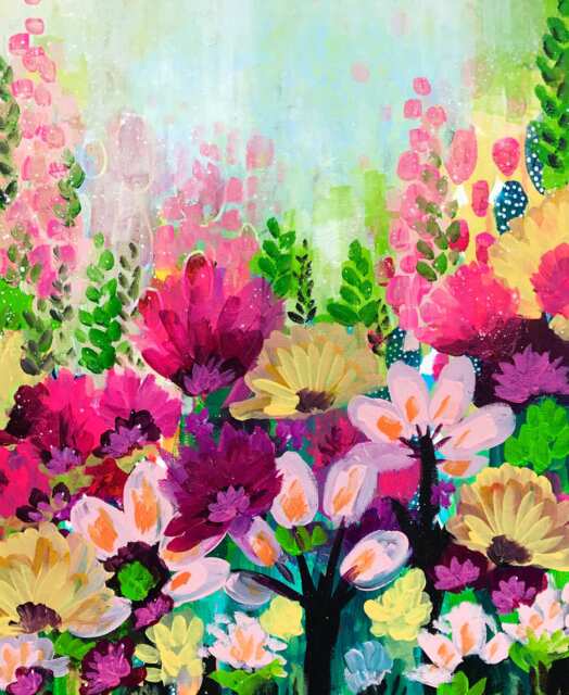 Jazmin Flowers Art Print On Luster Fine Paper Flower Garden