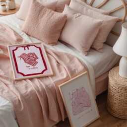 9Pm Is Calling Wall Art Print - Pink Bedroom Dopamine Decor - thumbnail 3